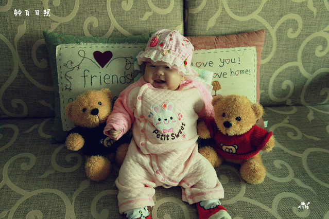 晒晒小乖乖的可爱造型