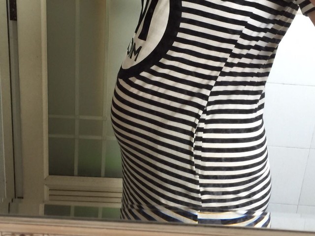 晕,二胎的姐妹们都这么大的肚子吗?