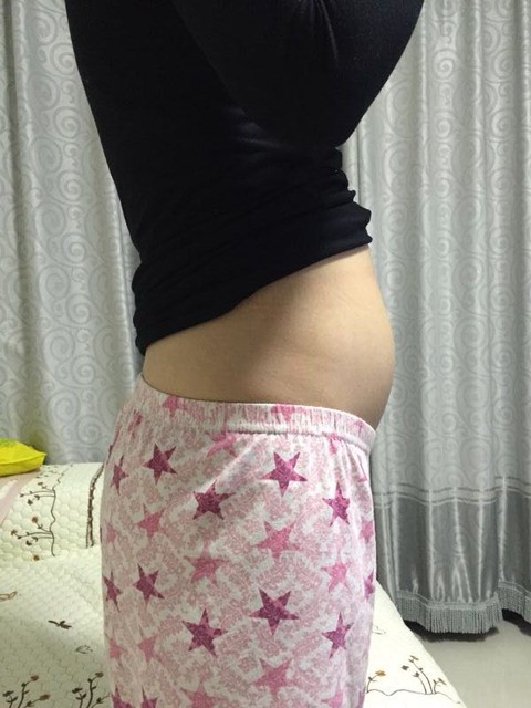 孕早期肚子有多大