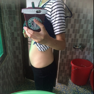 刚怀孕几天的肚子图片图片
