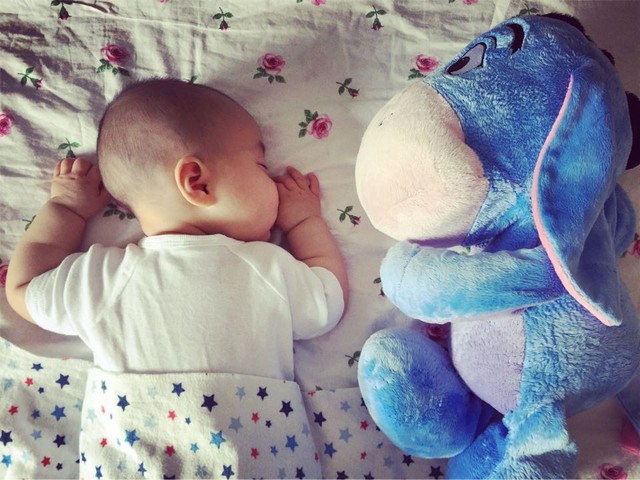 大家都来晒晒睡着的小天使们