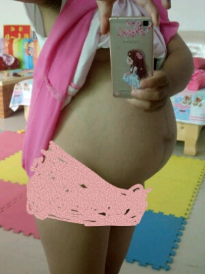 七个月男宝最准肚型图图片